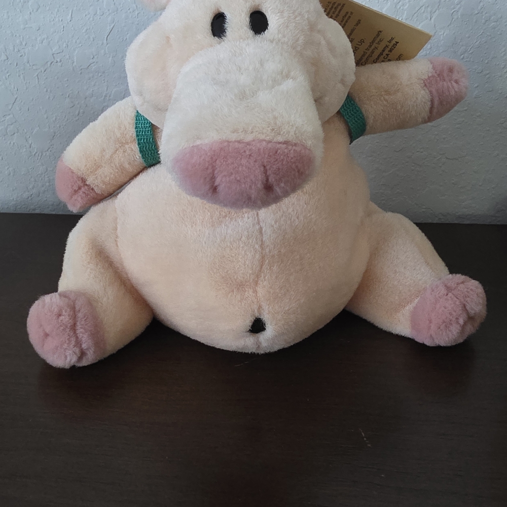 vintage John the Talking Pig plush toy from 1998. (doesn't talk)